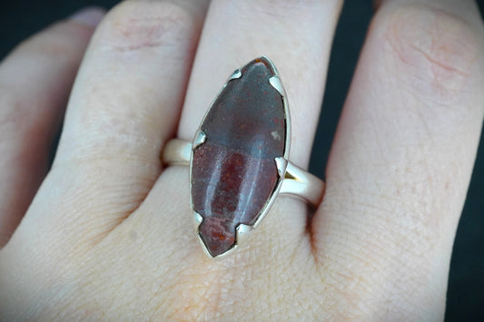 Arthur's Seat Jasper Sterling Silver Ring