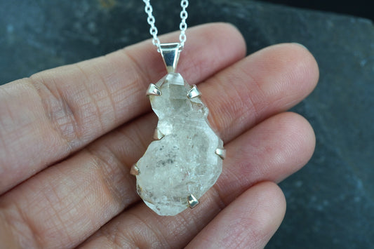 Herkimer Diamond Sterling Silver Pendant