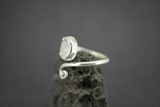 Kingdom 'Diamond' Sterling Silver Trinity Ring