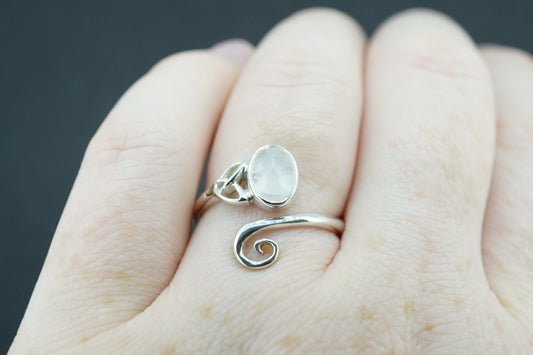 Kingdom 'Diamond' Sterling Silver Small Trinity Ring