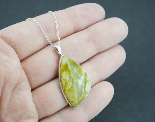 Highland Marble Sterling Silver Pendant