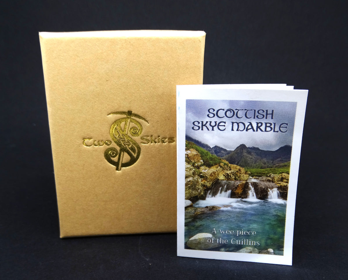 Skye Marble Celtic Sterling Silver Ring