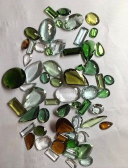 Edinburgh Sea Glass Sterling Silver Rectangular Pendant