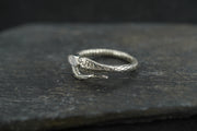 Orrock 'Diamond' Sterling Silver Serpent Ring image 3