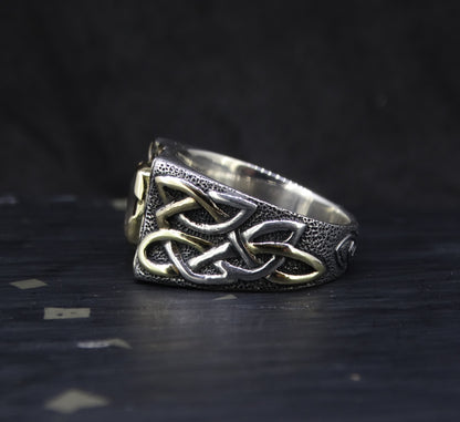 'Mabon' Perthshire Smoky Quartz in a Scottish Gold & Sterling Sil image 4