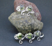 Skye Marble Celtic Sterling Silver Ring image 3