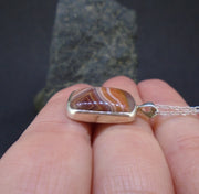 Botswana Agate Sterling Silver Pendant image 3