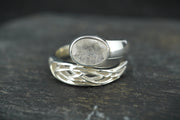 Orrock 'Diamond' Sterling Silver Tail Ring image 0