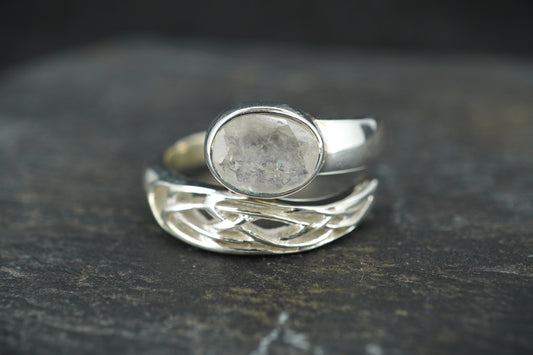 Orrock 'Diamond' Sterling Silver Tail Ring image 0