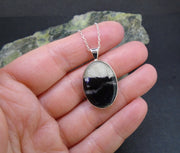 Blue John Sterling Silver Oval Pendant image 2