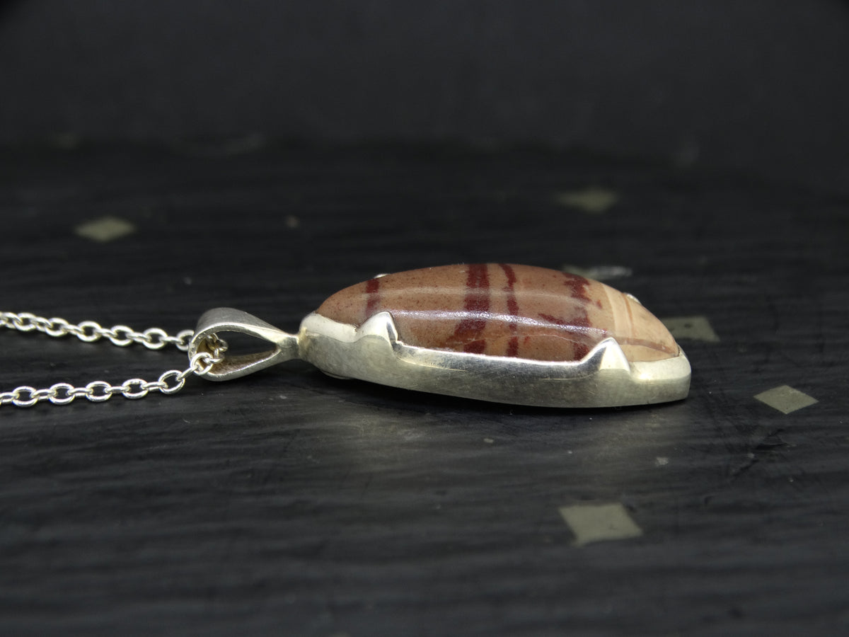 Arthur's Seat Jasper Sterling Silver Pendant image 3