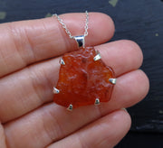 Carnelian Sterling Silver Pendant image 3