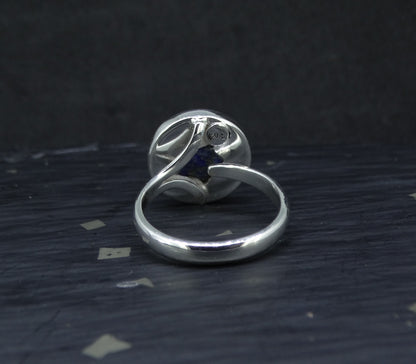 Lapis Lazuli Sterling Silver Ring image 7