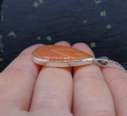 Carnelian Sterling Silver Pendant image 2