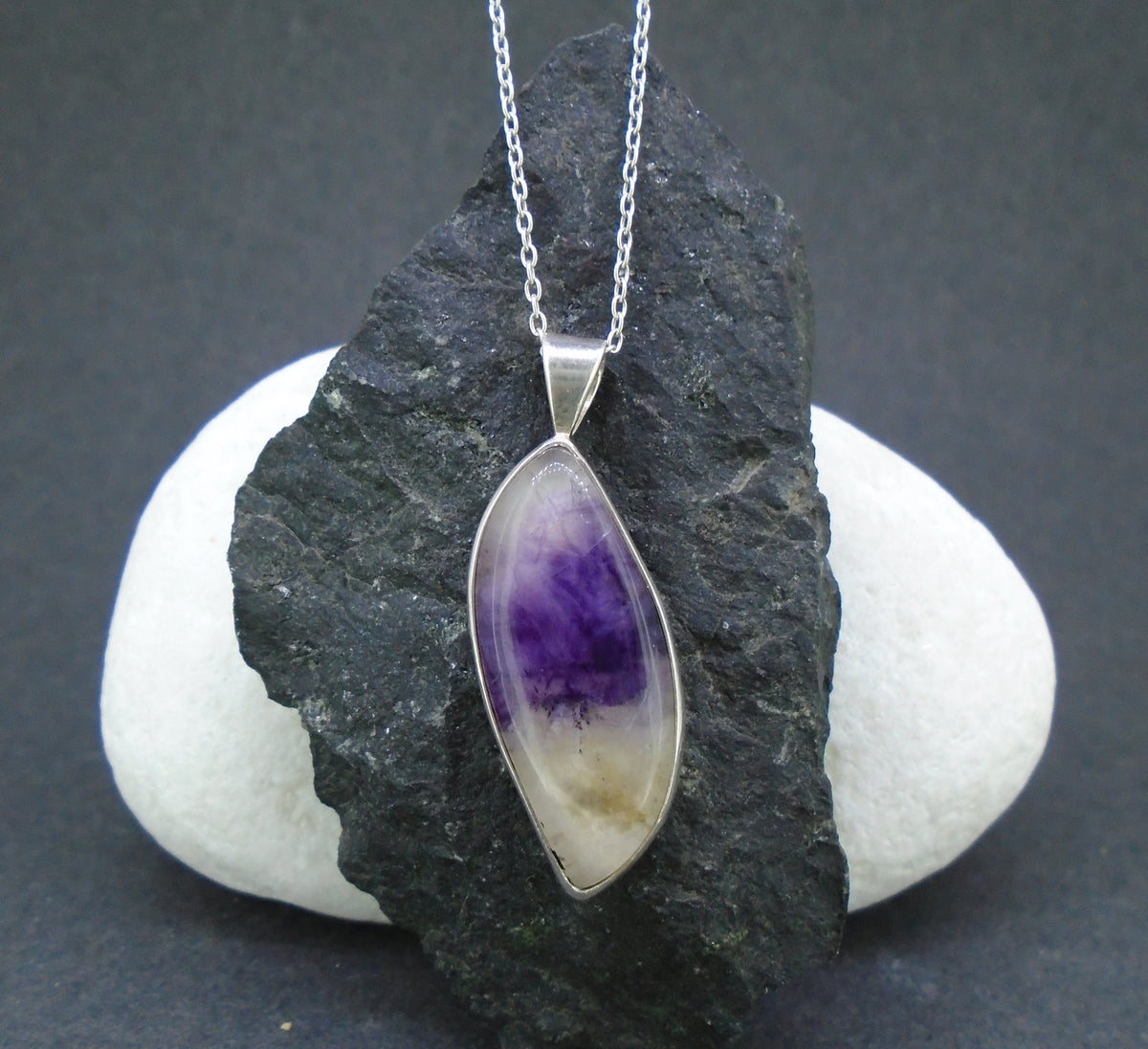 Blue John Sterling Silver Pendant image 2