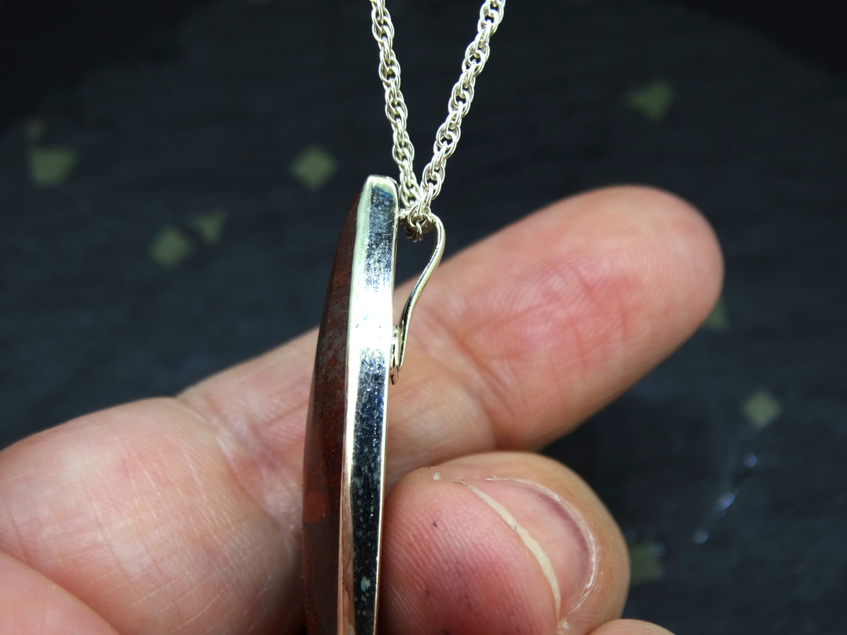 Arthur's Seat Jasper Sterling Silver Pendant image 2