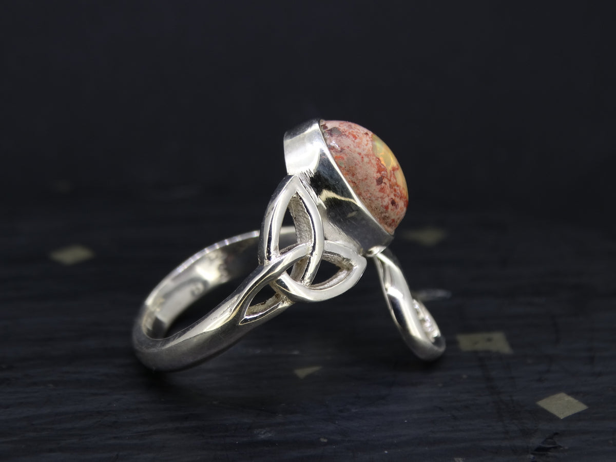 Mexican Opal Sterling Silver Ring image 4
