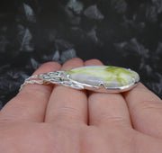 Highland Marble Celtic Waterfall Sterling Silver Pendant image 2