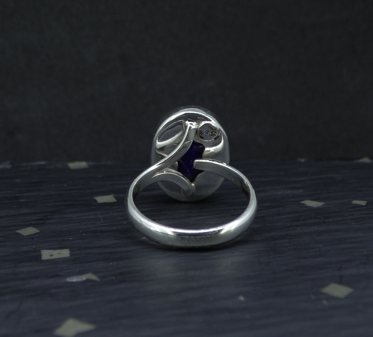 Lapis Lazuli Sterling Silver Ring image 6