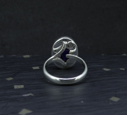 Lapis Lazuli Sterling Silver Ring image 6