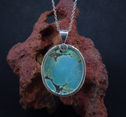 Turquoise Sterling Silver Pendant image 5