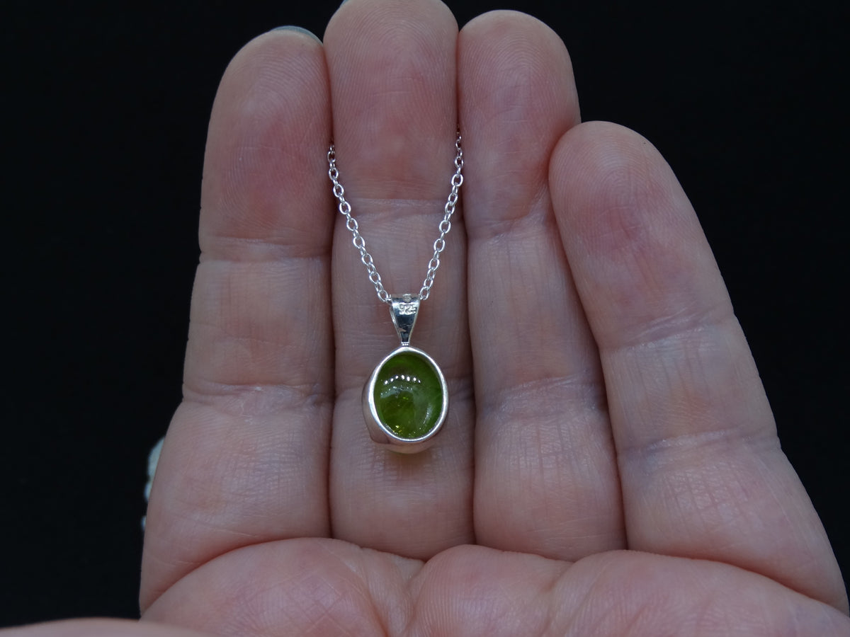 Peridot Sterling Silver Pendant image 3