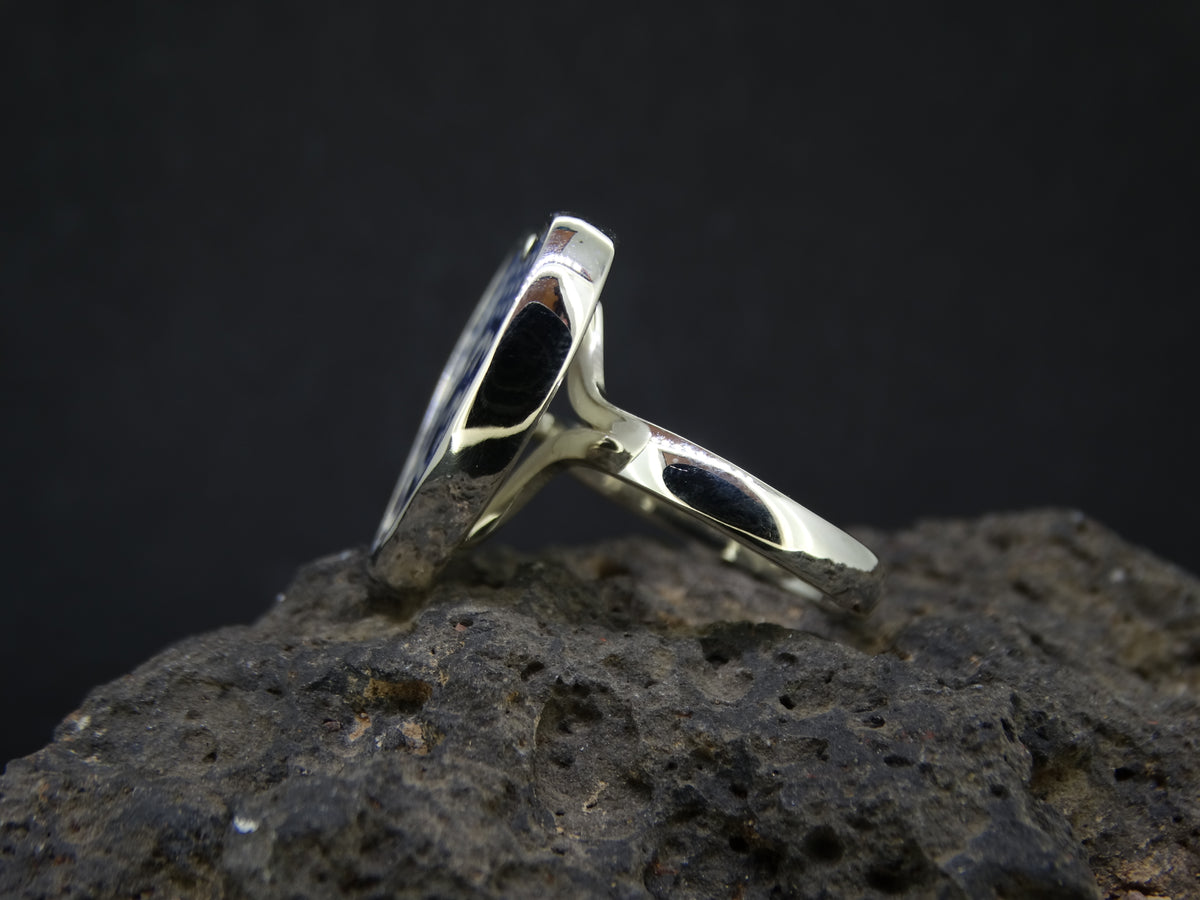 Old Willow Swirls Sterling Silver Heart Ring image 4