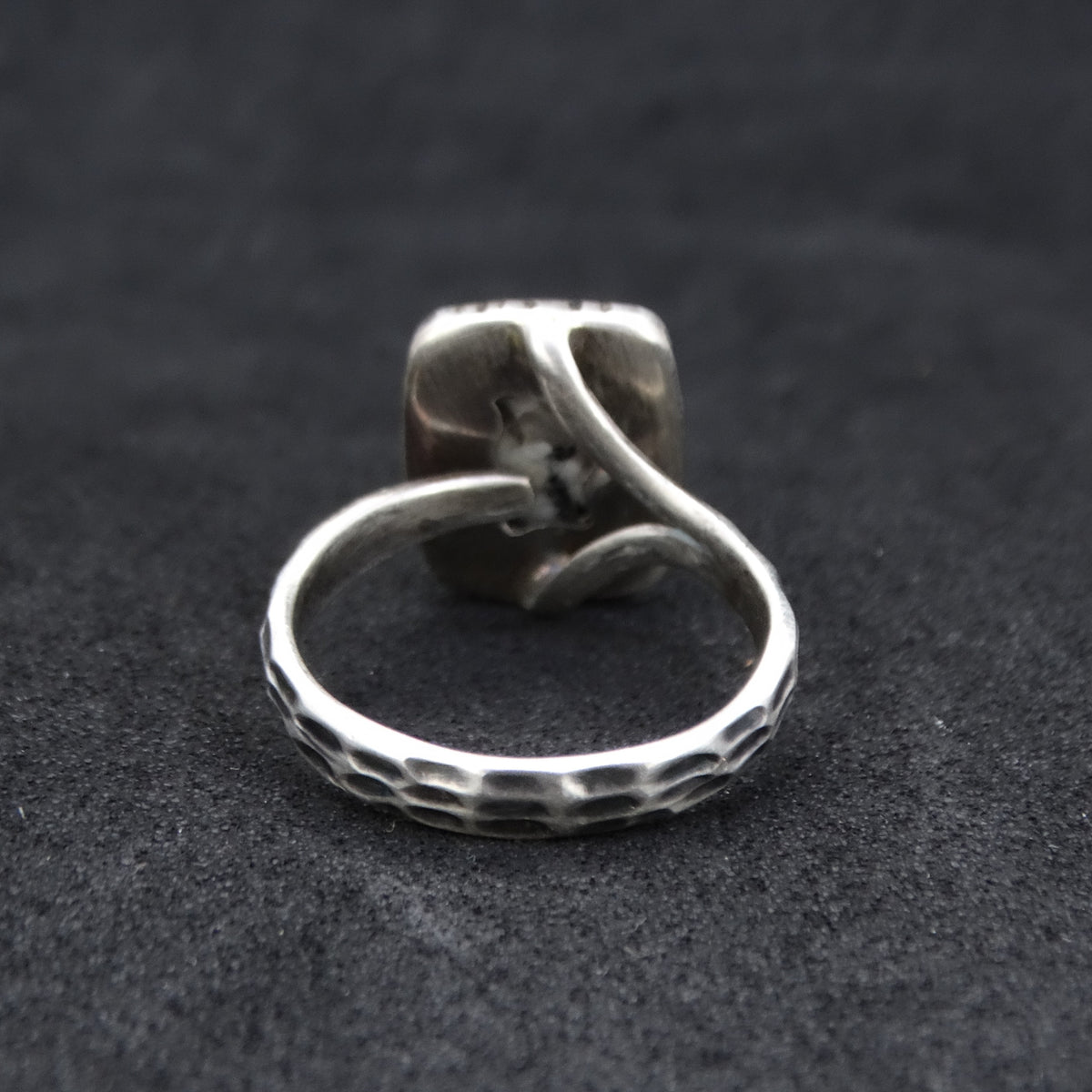 Edinburgh Cobblestone Hammered Effect Sterling Silver Ring image 5