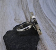 Rare Haematite Ammonite Sterling Silver Ring image 5
