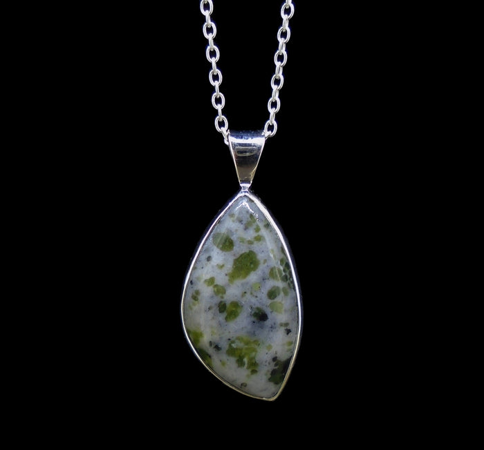 Iona Marble Sterling Silver Pendant image 0