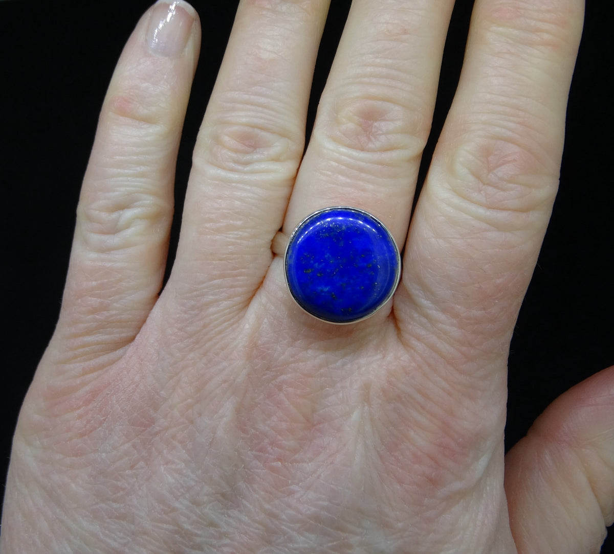 Lapis Lazuli Sterling Silver Ring image 1