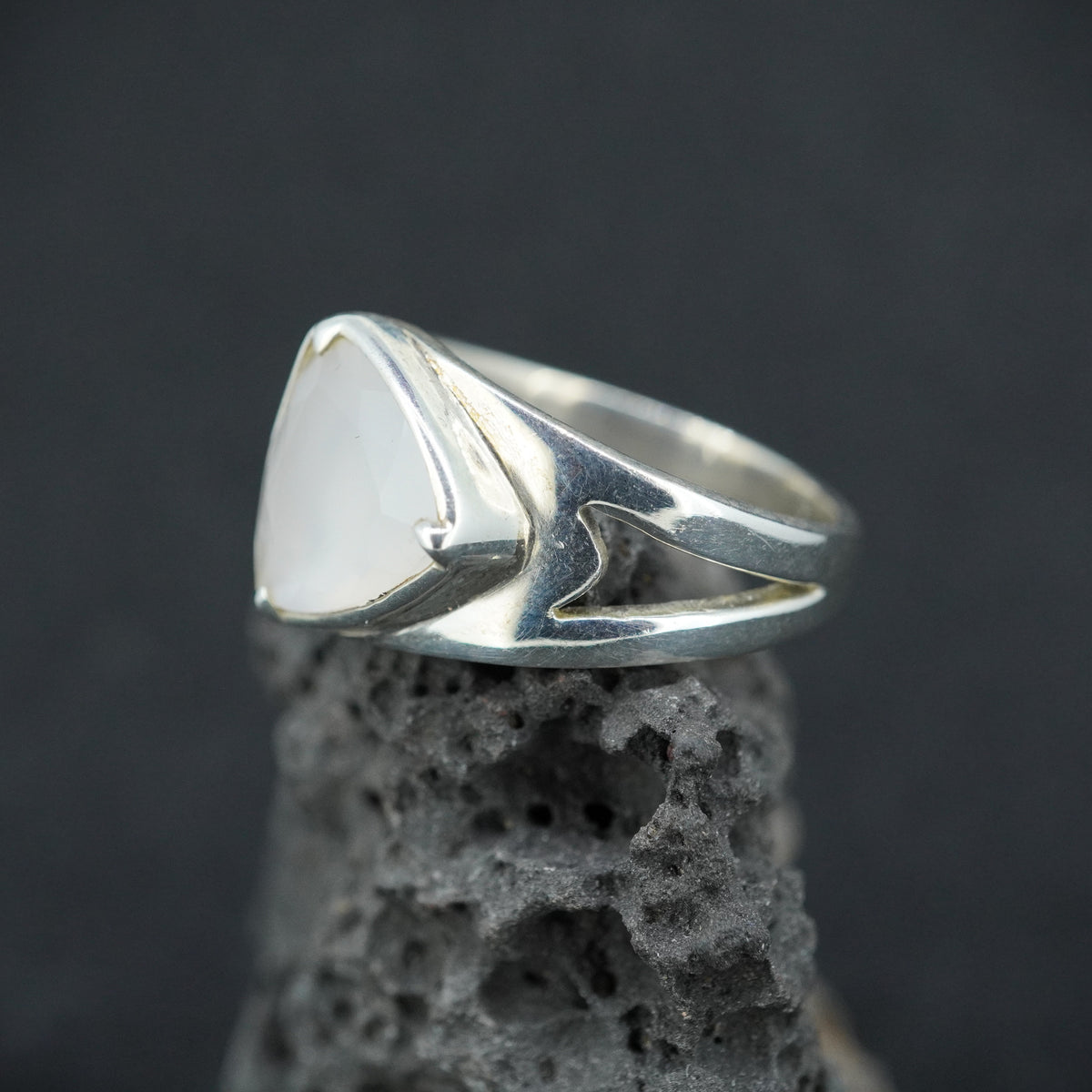 Scottish Chalcedony Sterling Silver Ring image 3