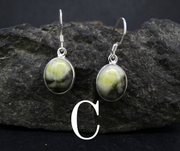 Skye Marble Sterling Silver Small Oval Earrings image 5