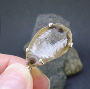 Botswana 'Druzy' Agate Sterling Silver Pendant image 5
