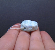 Larimar Nugget with Sterling Silver Chain image 4