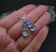 Iona Marble Celtic Knot Sterling Silver Earrings image 5