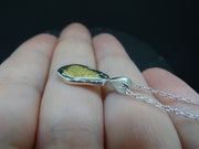 Large Gold Nugget Sterling Silver Pendant - 22x10mm image 2