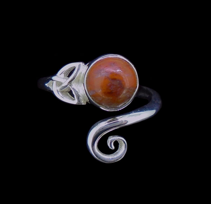 Lewisian Celtic Knot Sterling Silver Ring image 0