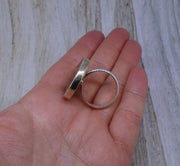 Rare Haematite Ammonite Sterling Silver Ring image 6