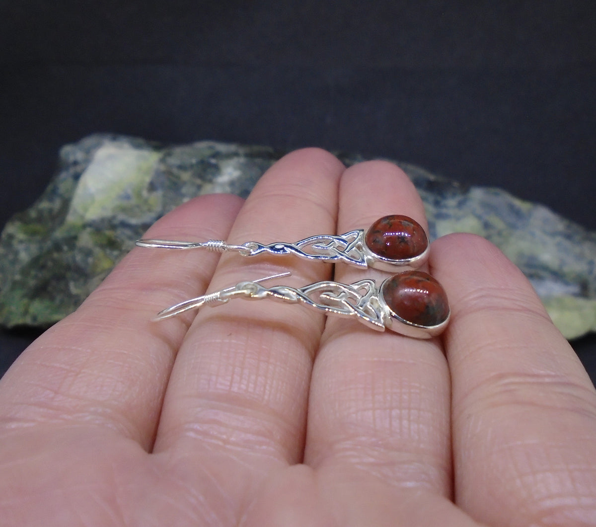 Lewisian Celtic Knot Sterling Silver Earrings image 2