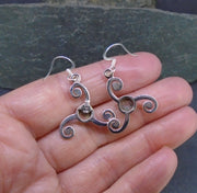Pictish Wheel Sterling Silver Earrings image 6