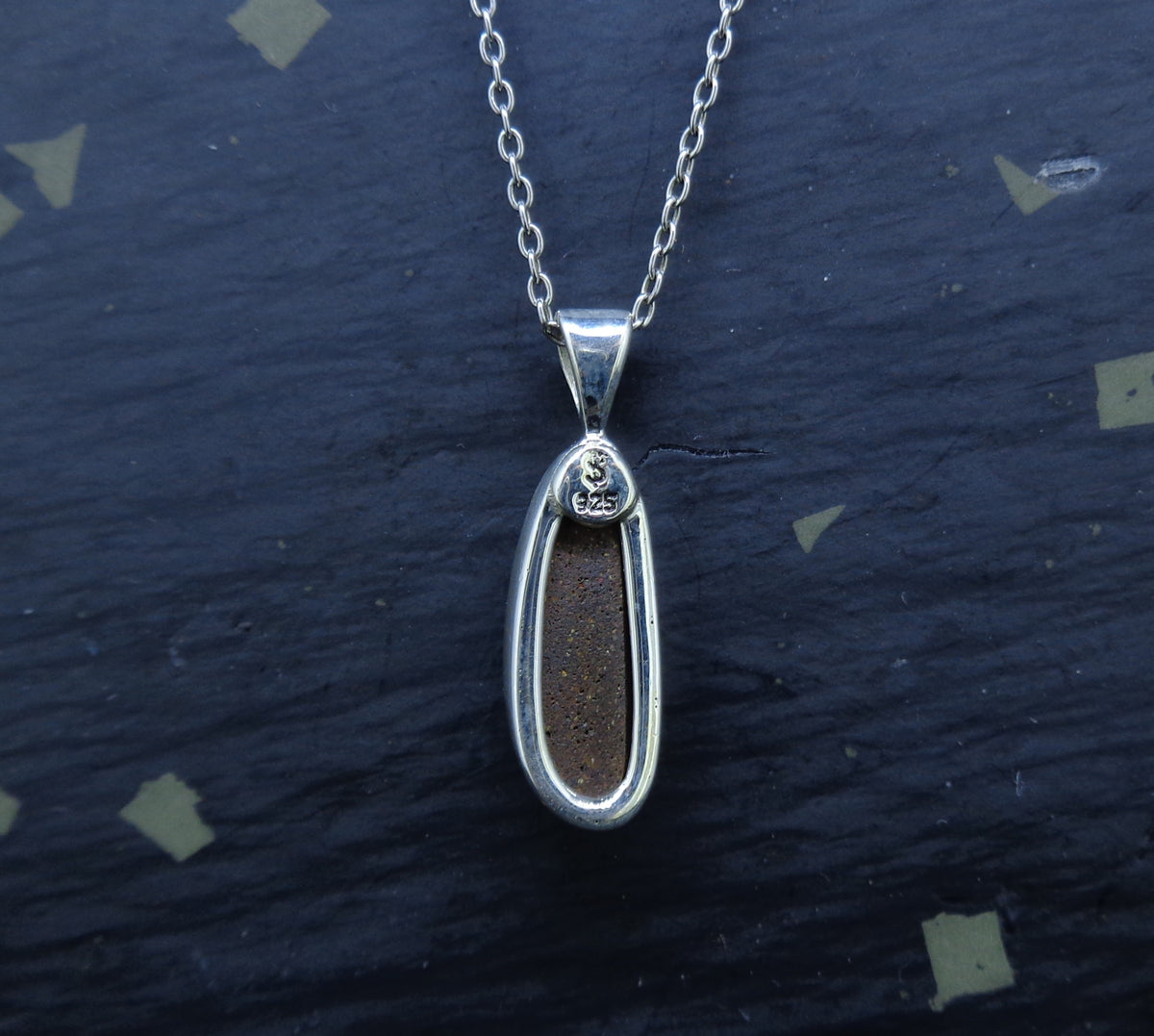Opal Doublet Sterling Silver Pendant image 7