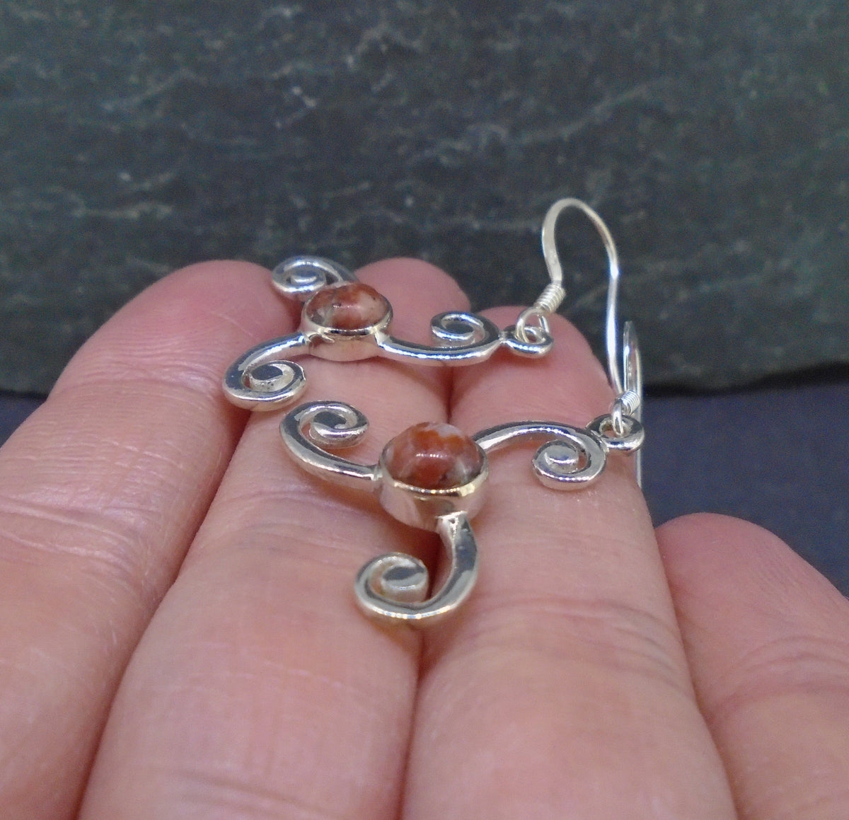 Pictish Wheel Sterling Silver Earrings image 3