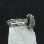 Edinburgh Cobblestone Hammered Effect Sterling Silver Ring image 3