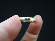 Small Gold Nugget Sterling Silver Wedding Ring image 0