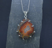 Botswana Agate Sterling Silver Pendant image 2