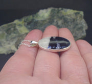 Blue John Sterling Silver Oval Pendant image 5