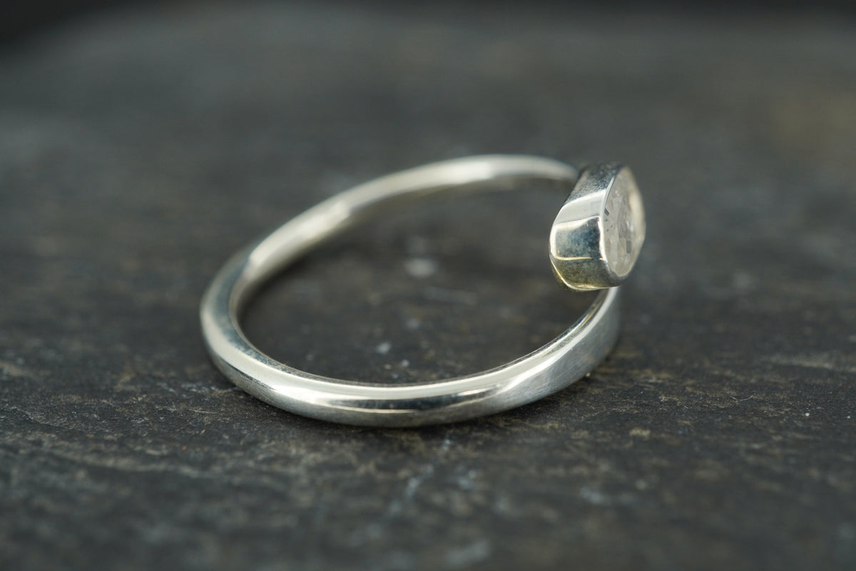 Orrock 'Diamond' Sterling Silver Wrap Ring image 2