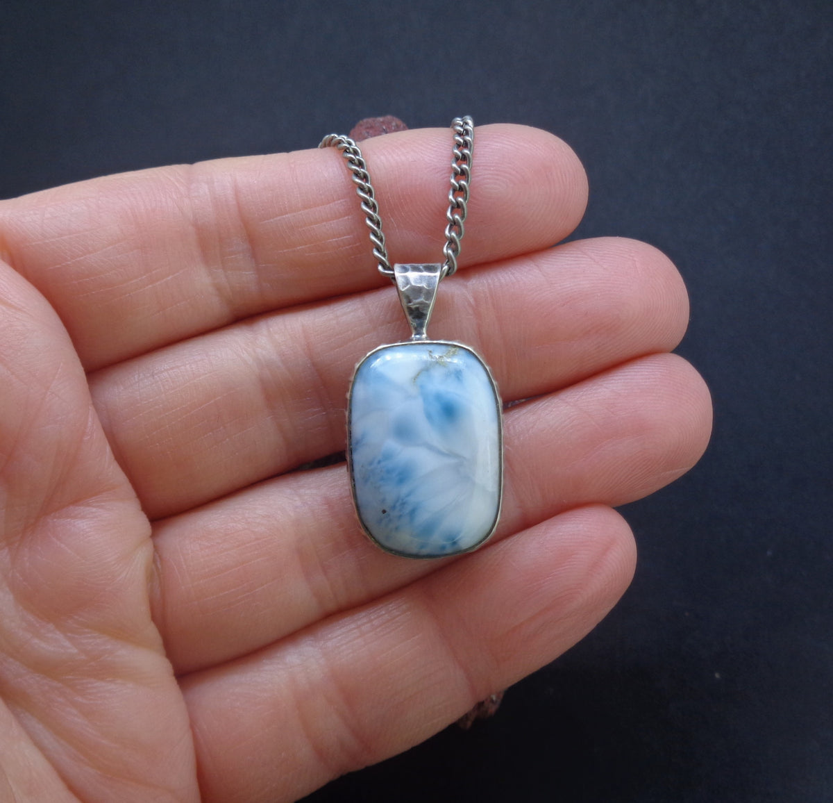 Larimar Sterling Silver Pendant image 1
