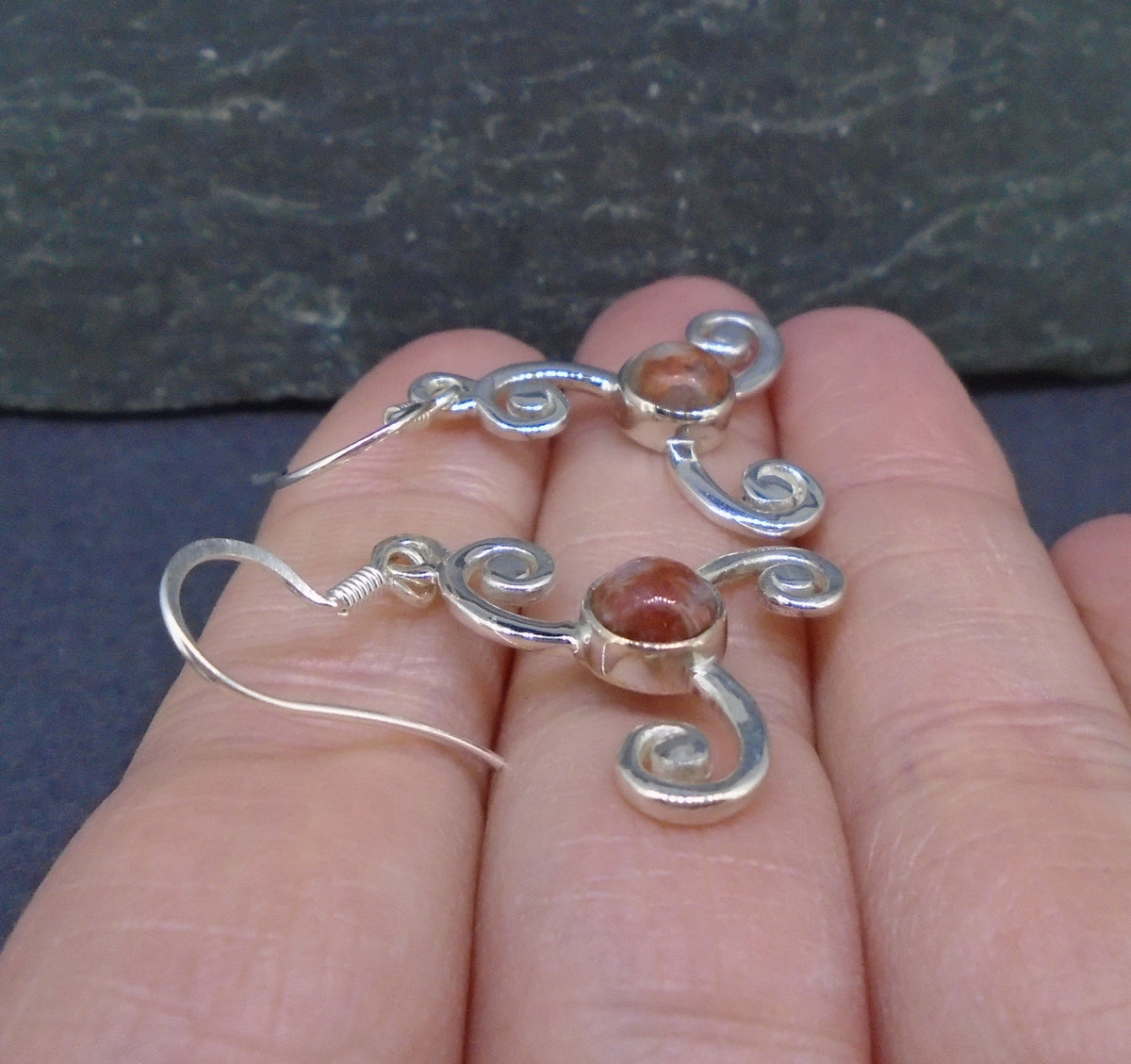 Pictish Wheel Sterling Silver Earrings image 5